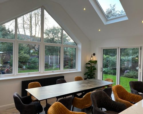 Extension with new kitchen